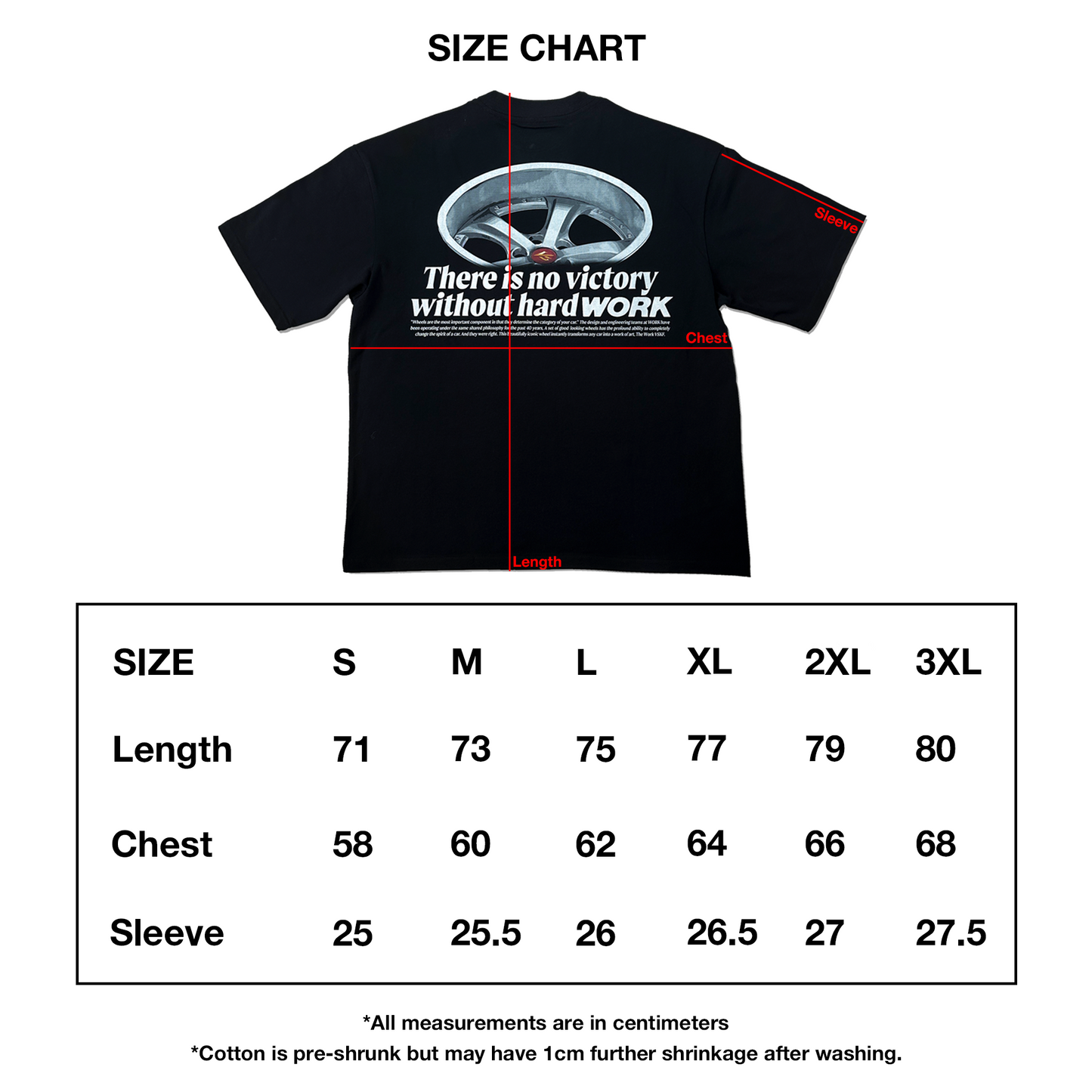 Hard Work VSKF TSHIRT V2 (BLACK)