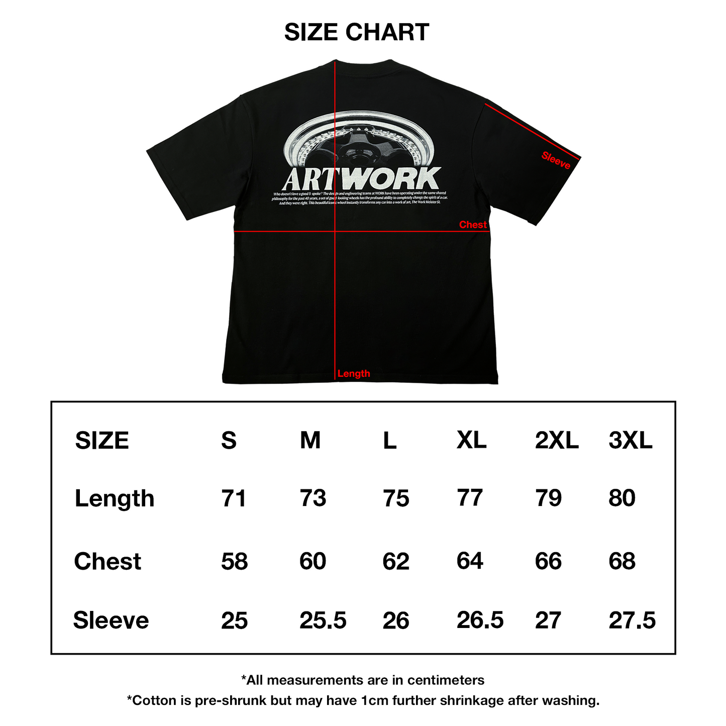 Art Work Meister TSHIRT (BLACK)