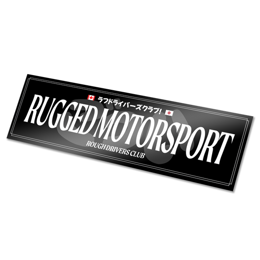 Rugged Motorsport CLUB STICKER