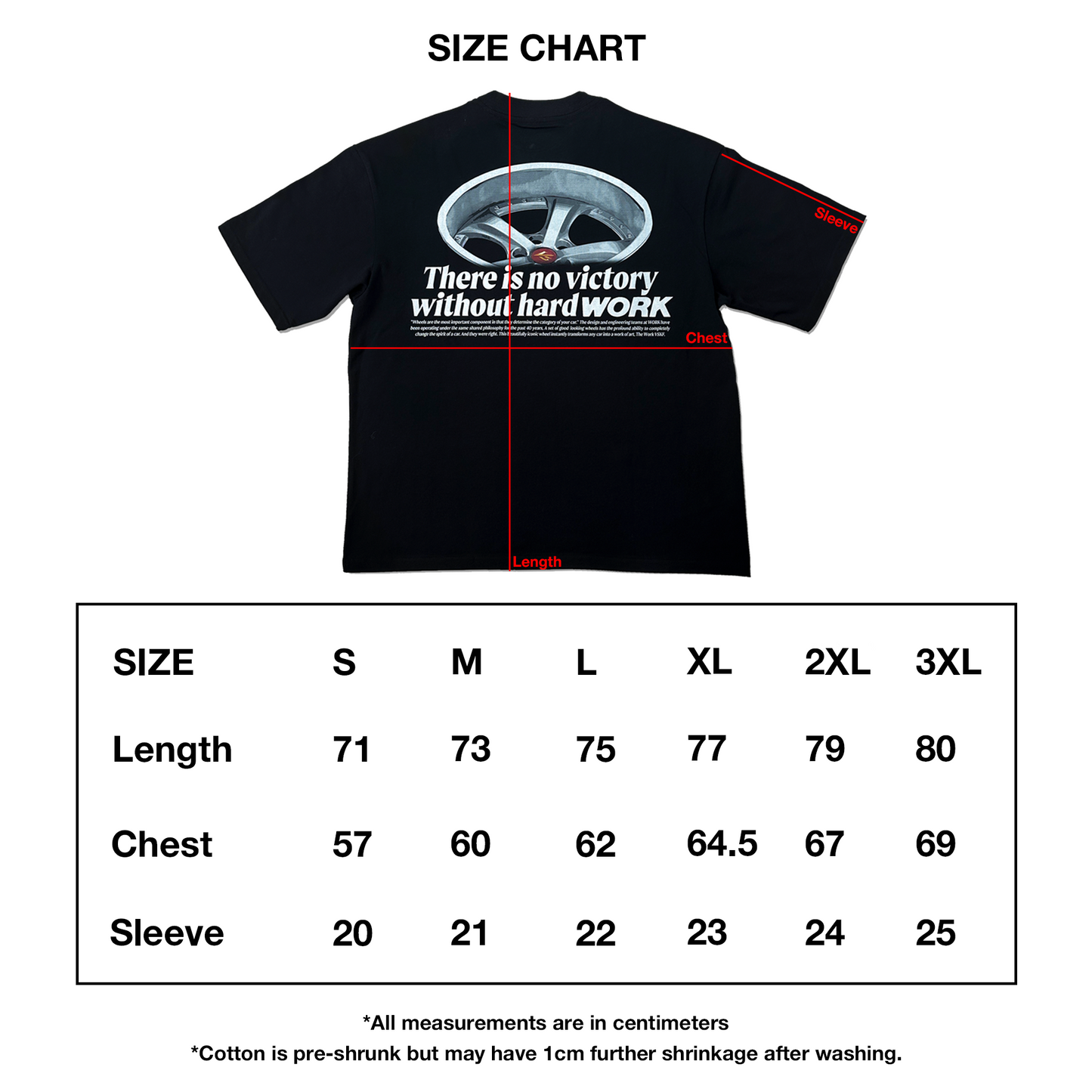 Hard Work VSKF TSHIRT (BLACK)