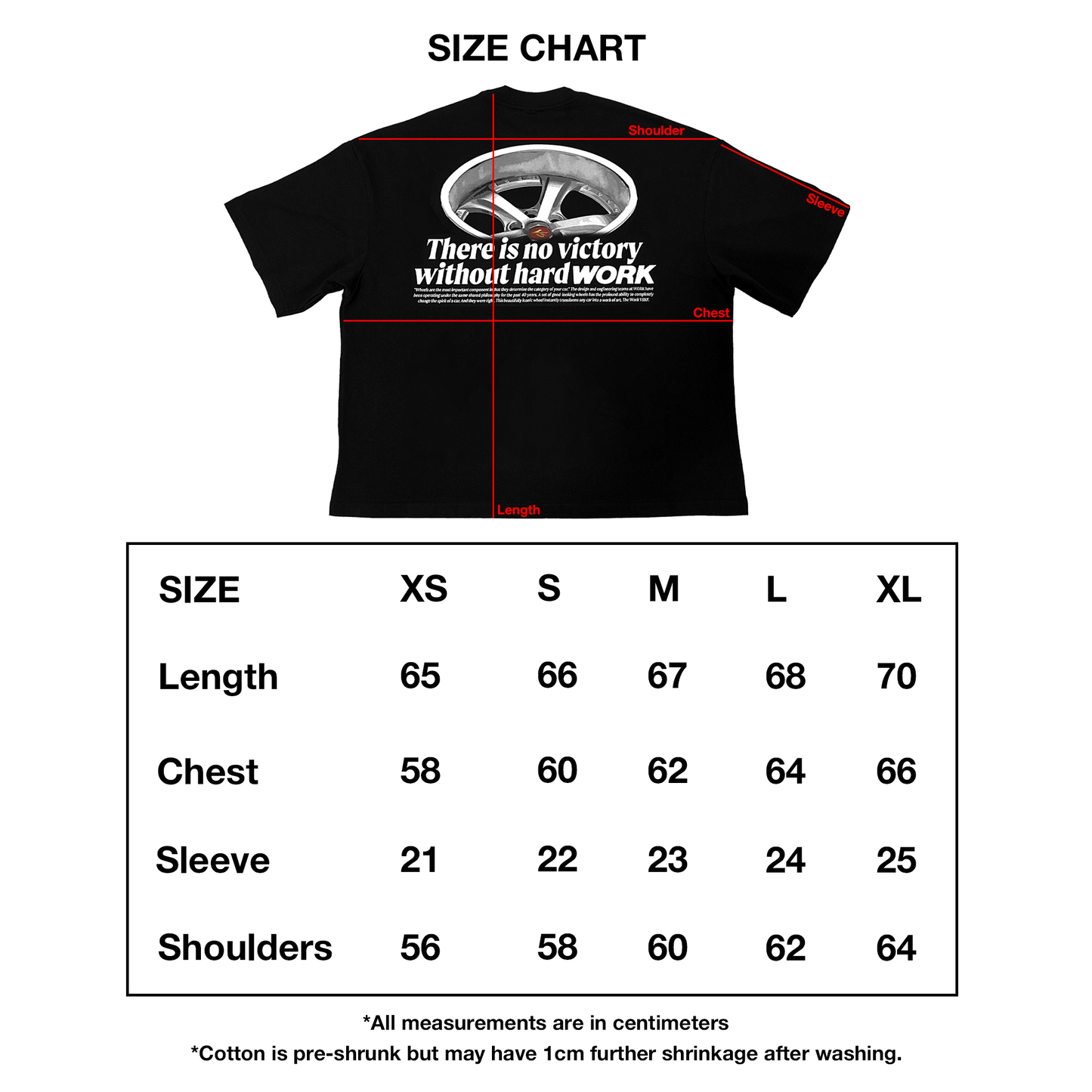 Hard Work VSKF TSHIRT V1 (BLACK)